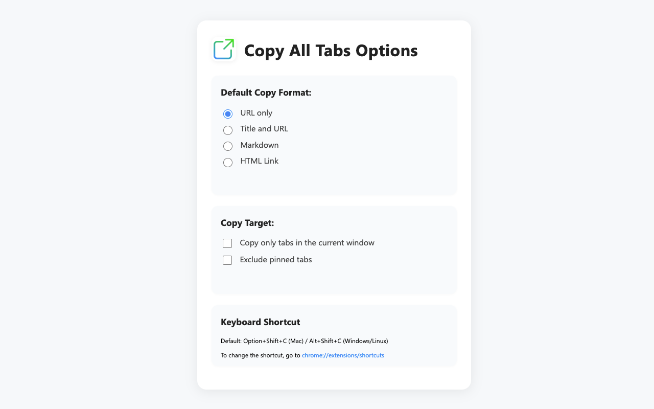 Copy All Tabs - 截图 2