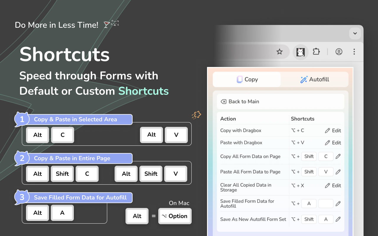 MultiField CopyCat - Copy, Paste & Autofill Forms Instantly - 截图 1