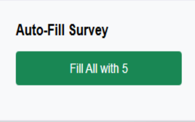 Survey Auto-Fill (All 5s) - 截图 1