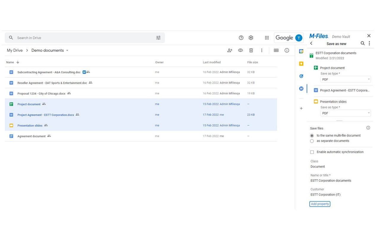 M-Files for Google Workspace™ - 截图 5