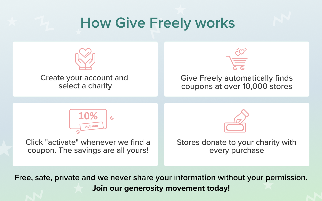 Give Freely: You Save, We Give, Charities Win - 截图 2