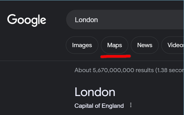 Google Search Maps Button - 截图 3