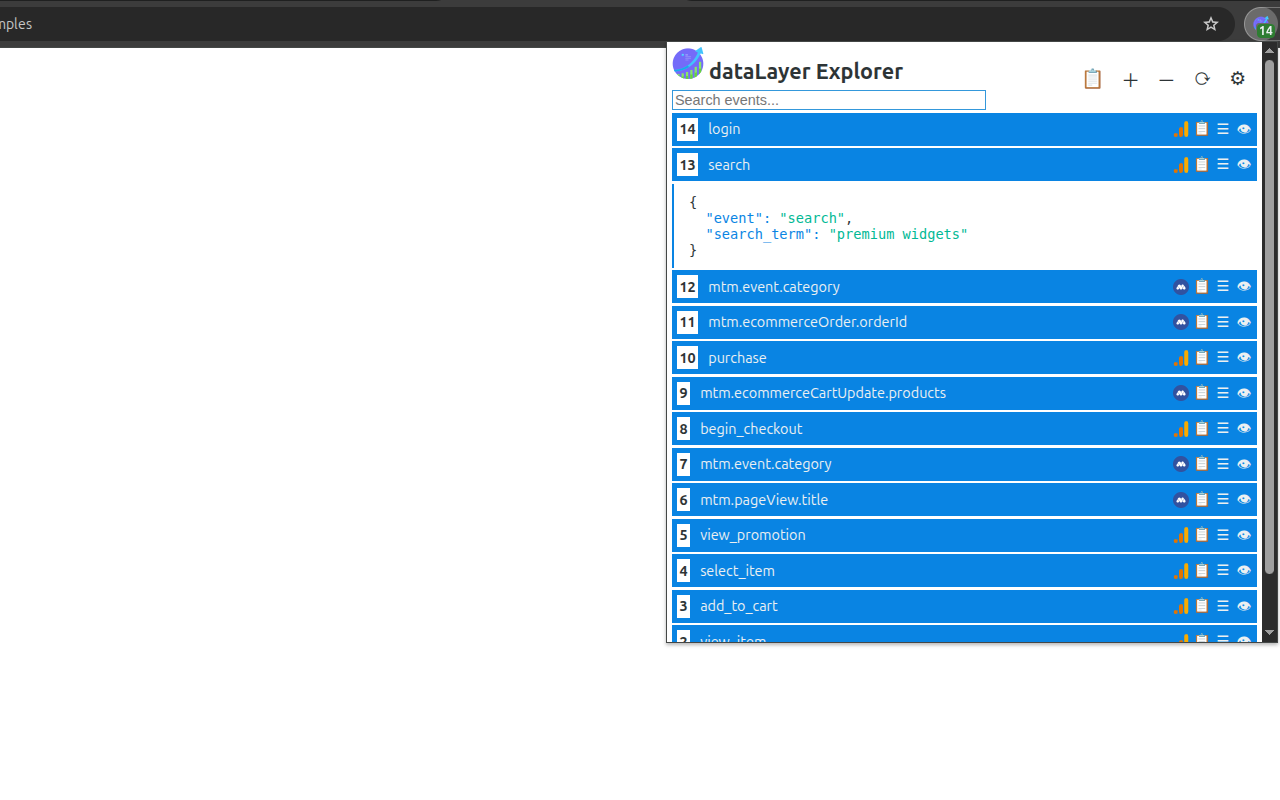 dataLayer Explorer - 截图 2