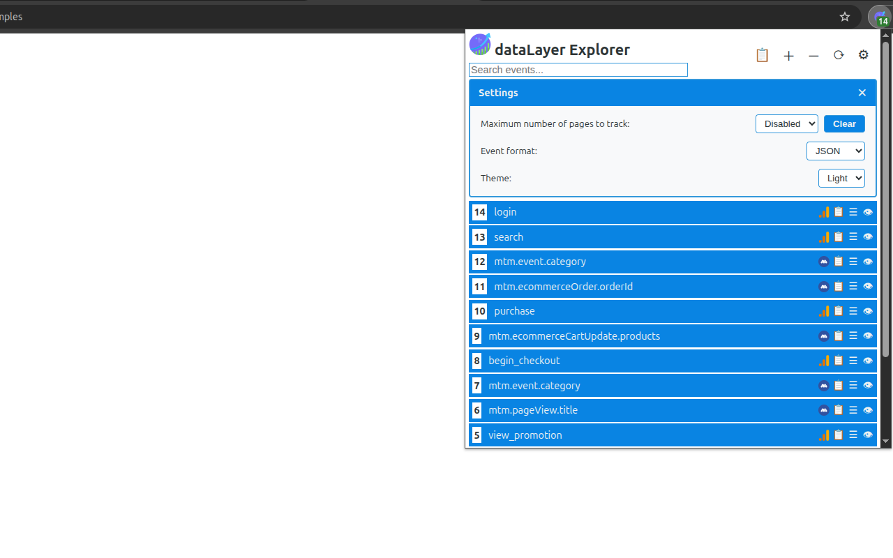 dataLayer Explorer - 截图 4