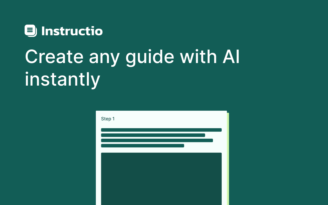 Instructio: Free AI how-to guide maker - 截图 3