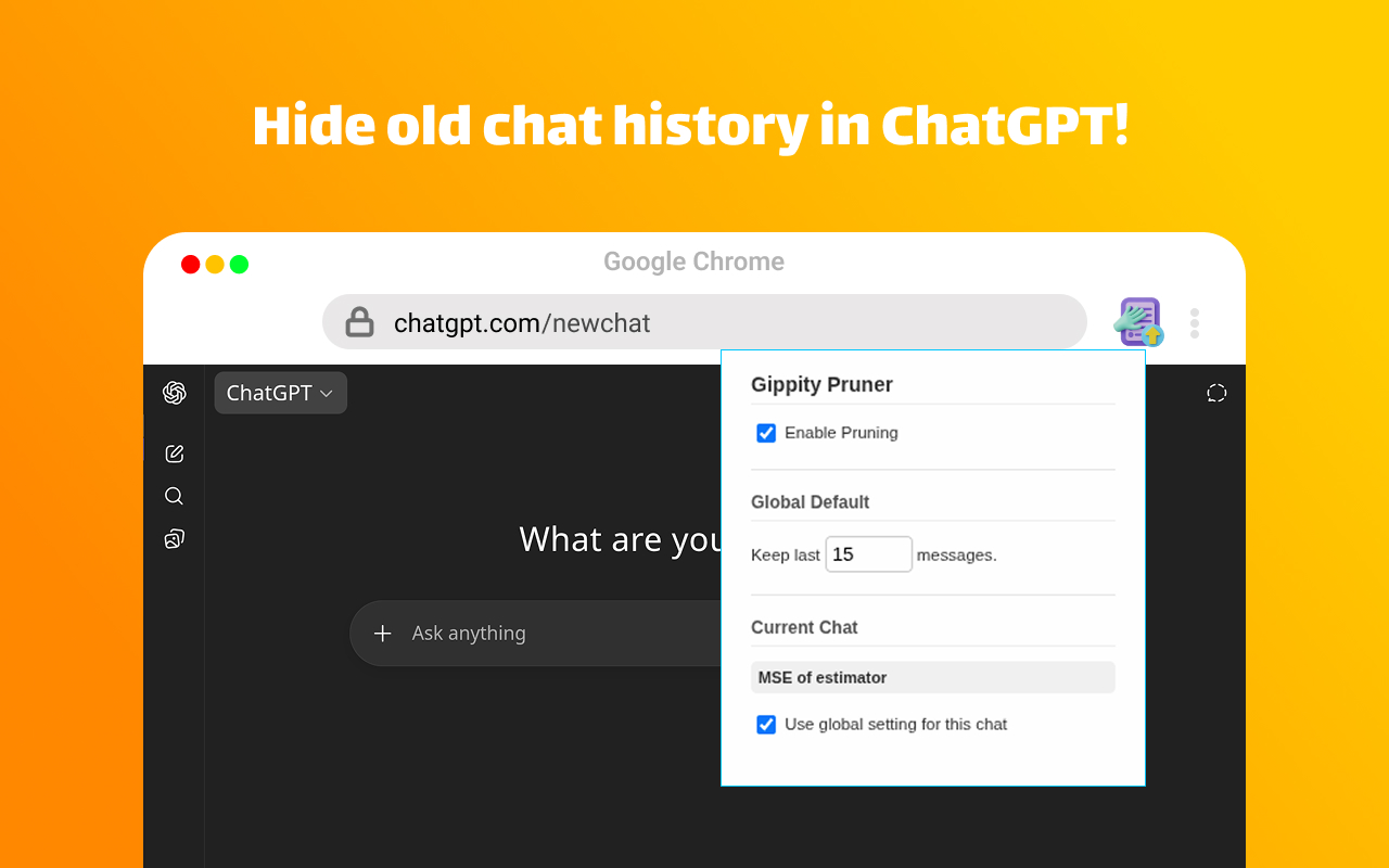 Gippity Pruner - fix long GPT chats - 截图 3