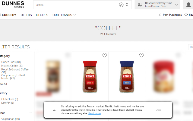 Boycott brands refusing to exit Russia - 截图 5