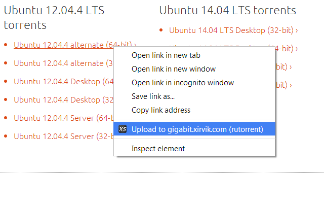 Xirvik .torrent to seedbox uploader - 截图 1