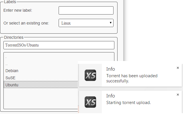 Xirvik .torrent to seedbox uploader - 截图 2