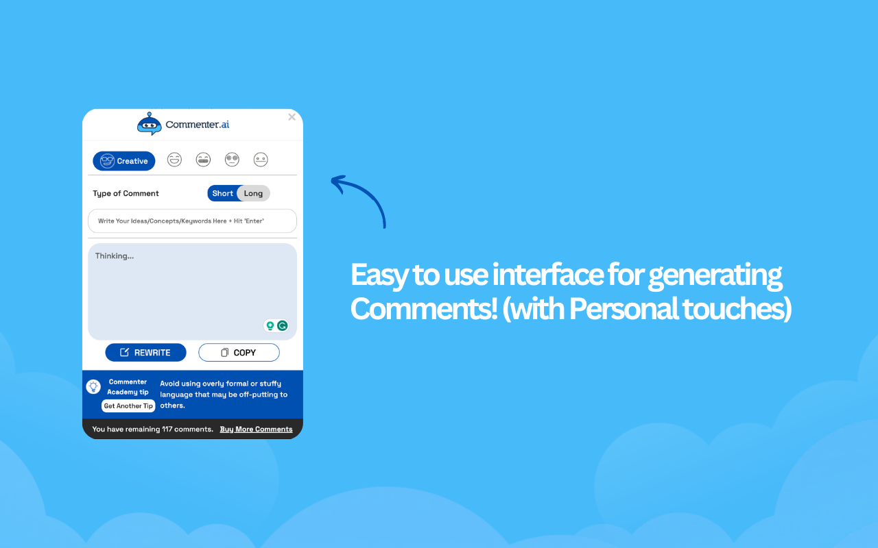 Social Post Mate (Commenter AI partner) - 截图 3