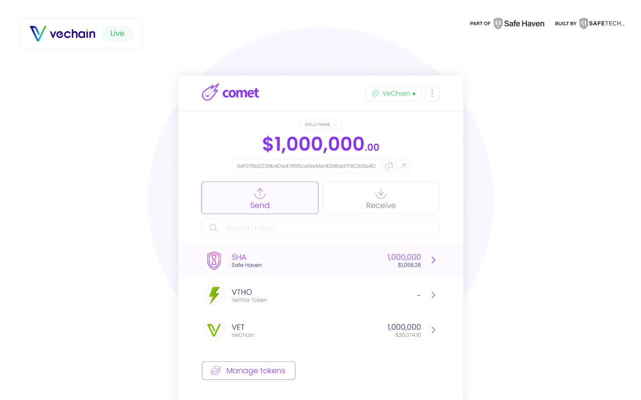 Comet Wallet - 截图 3