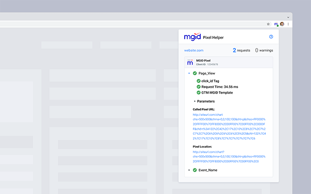 MGID Pixel Helper - 截图 2