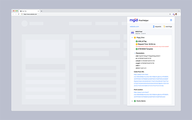 MGID Pixel Helper - 截图 3