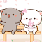 Peach & Goma Wallpapers HD New Tab - Kawaii Cat Backgrounds