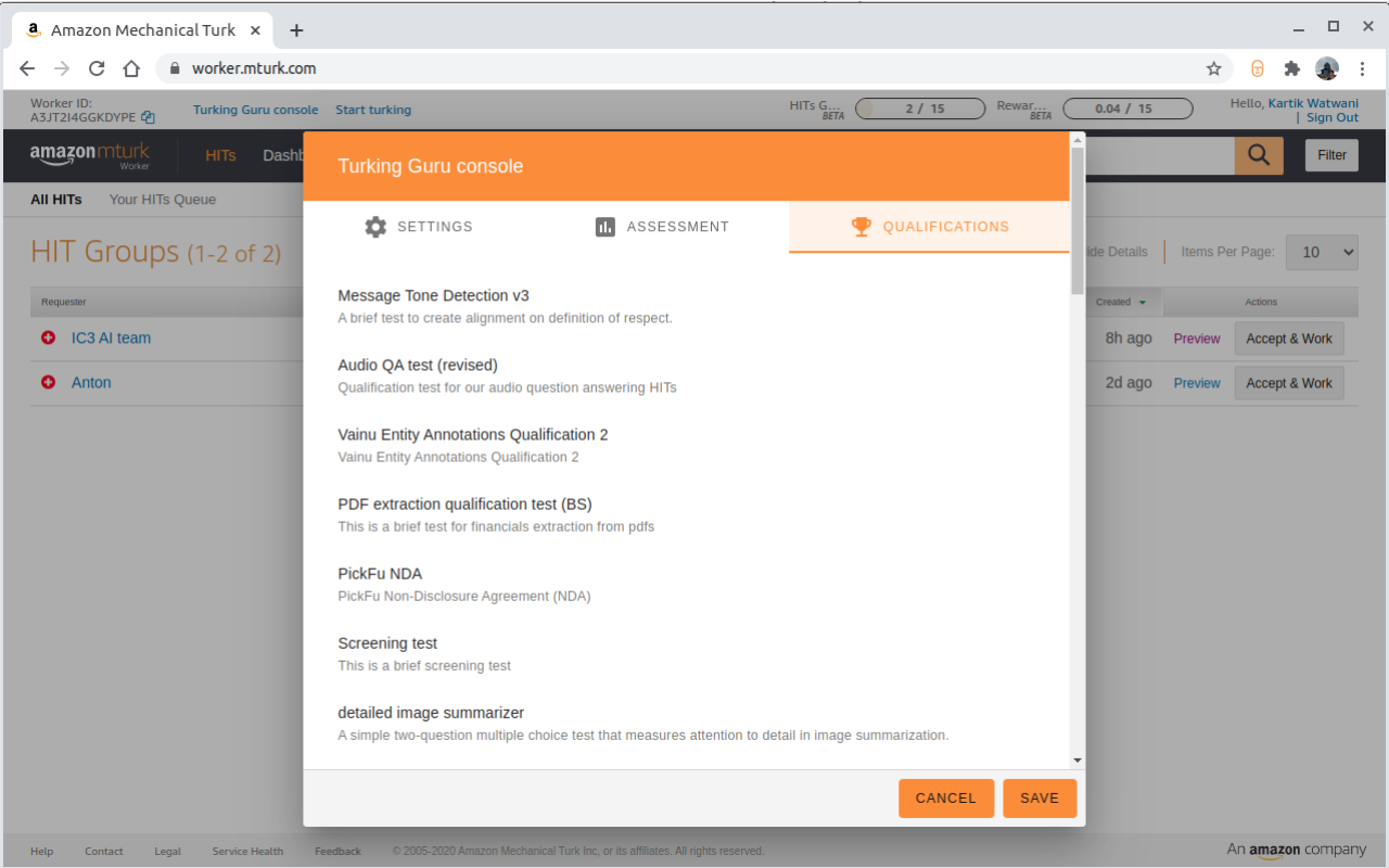 Turk Guru BETA | For MTurk - 截图 3