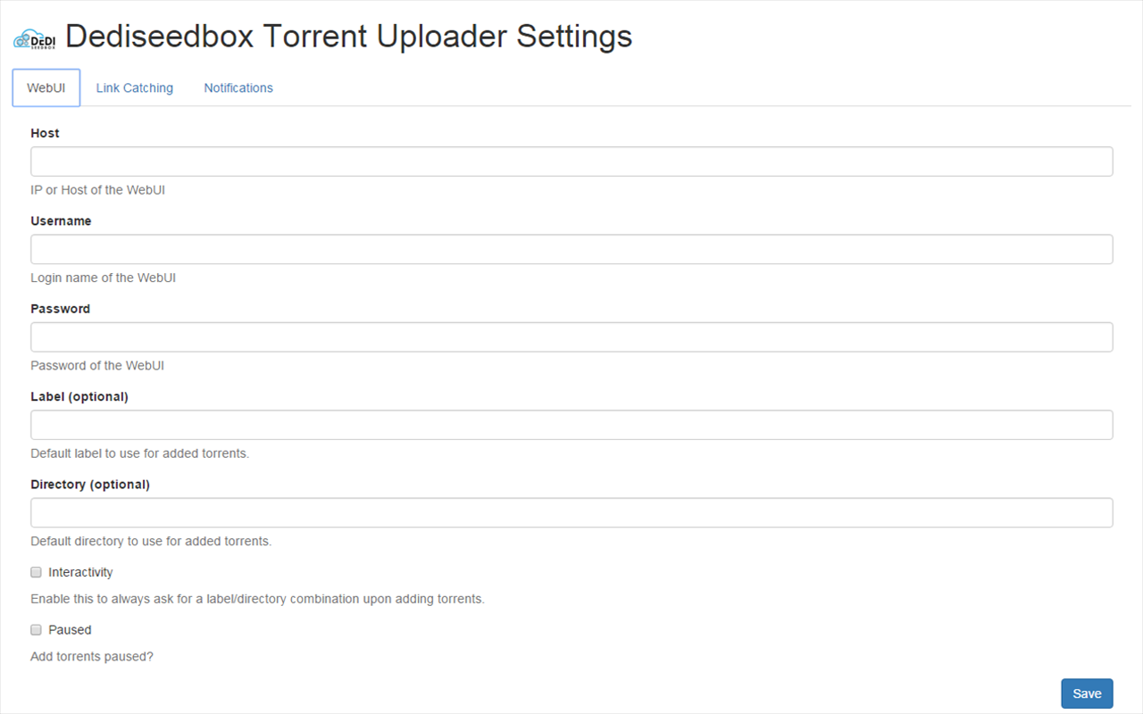 Dediseedbox Torrent Uploader - 截图 3