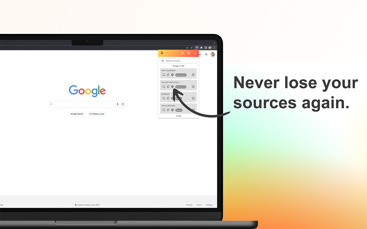 Touclip - A new way to bookmark - 截图 3