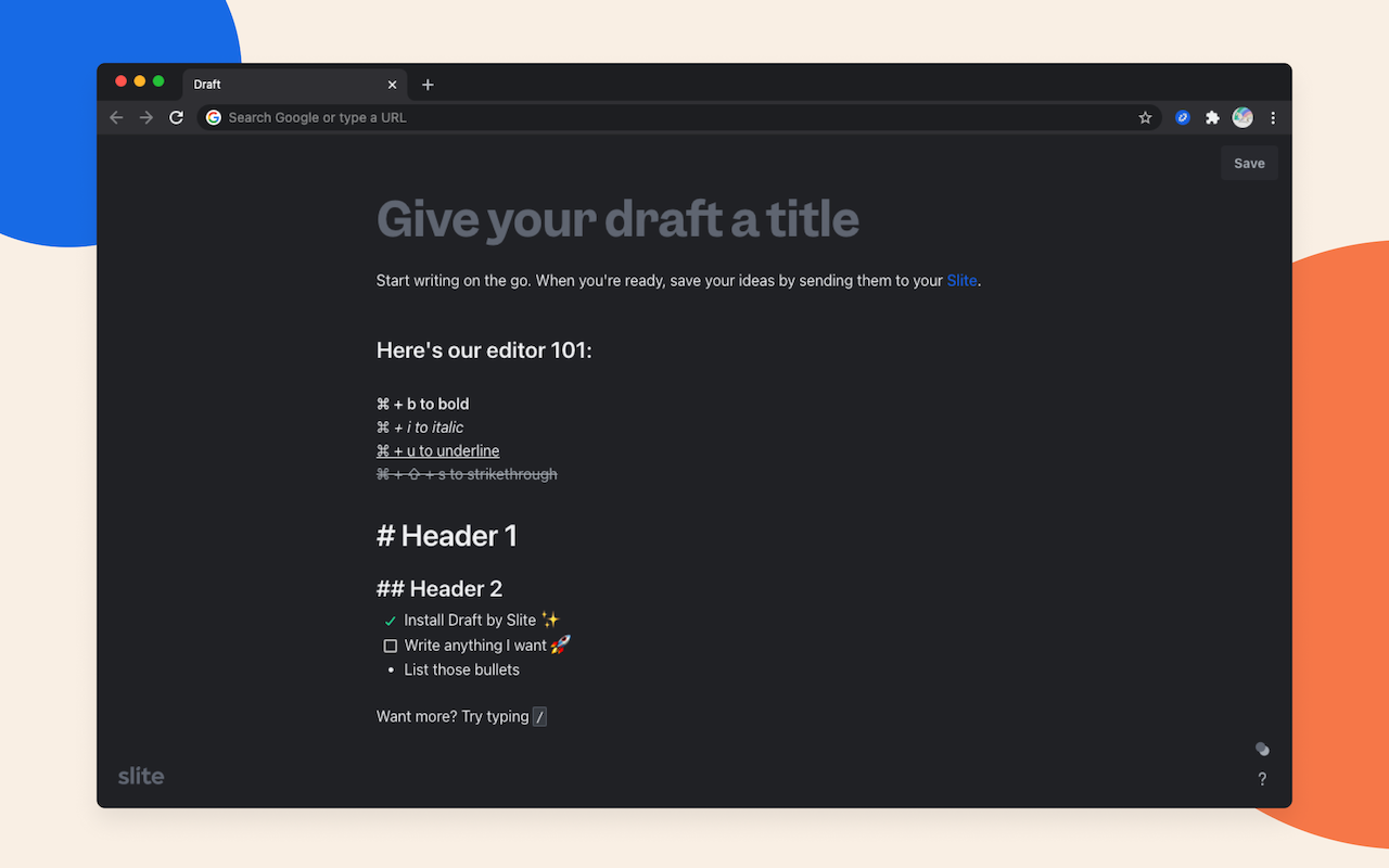 Draft by Slite - 截图 2