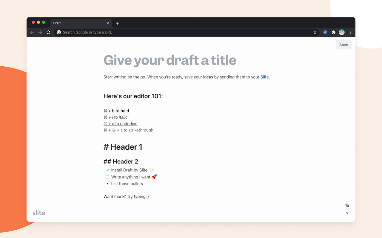 Draft by Slite - 截图 3