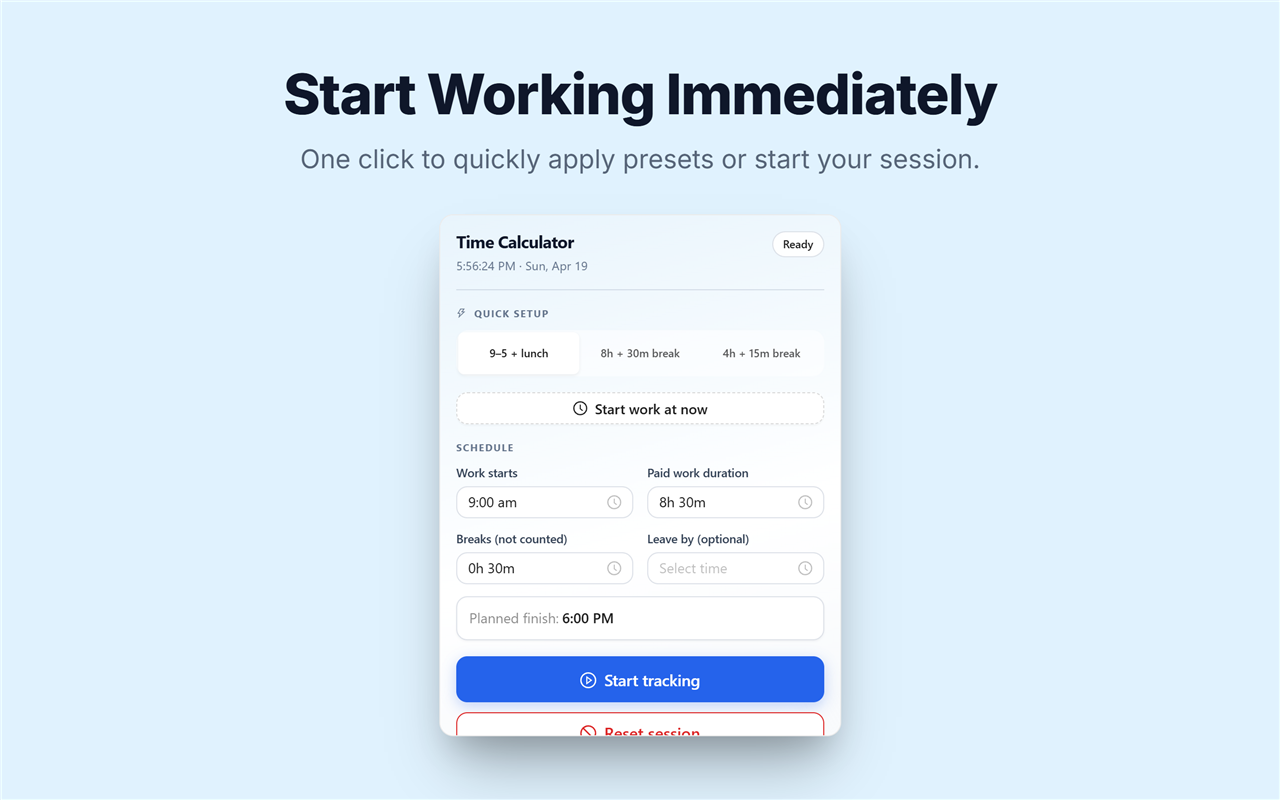 Time Calculator V2 - 截图 1
