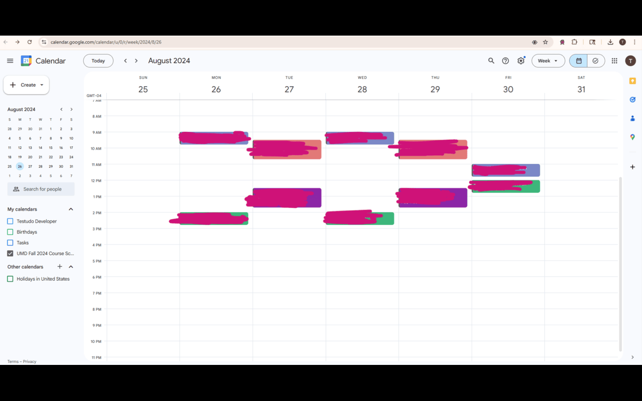 TerpScheduleSync - 截图 2