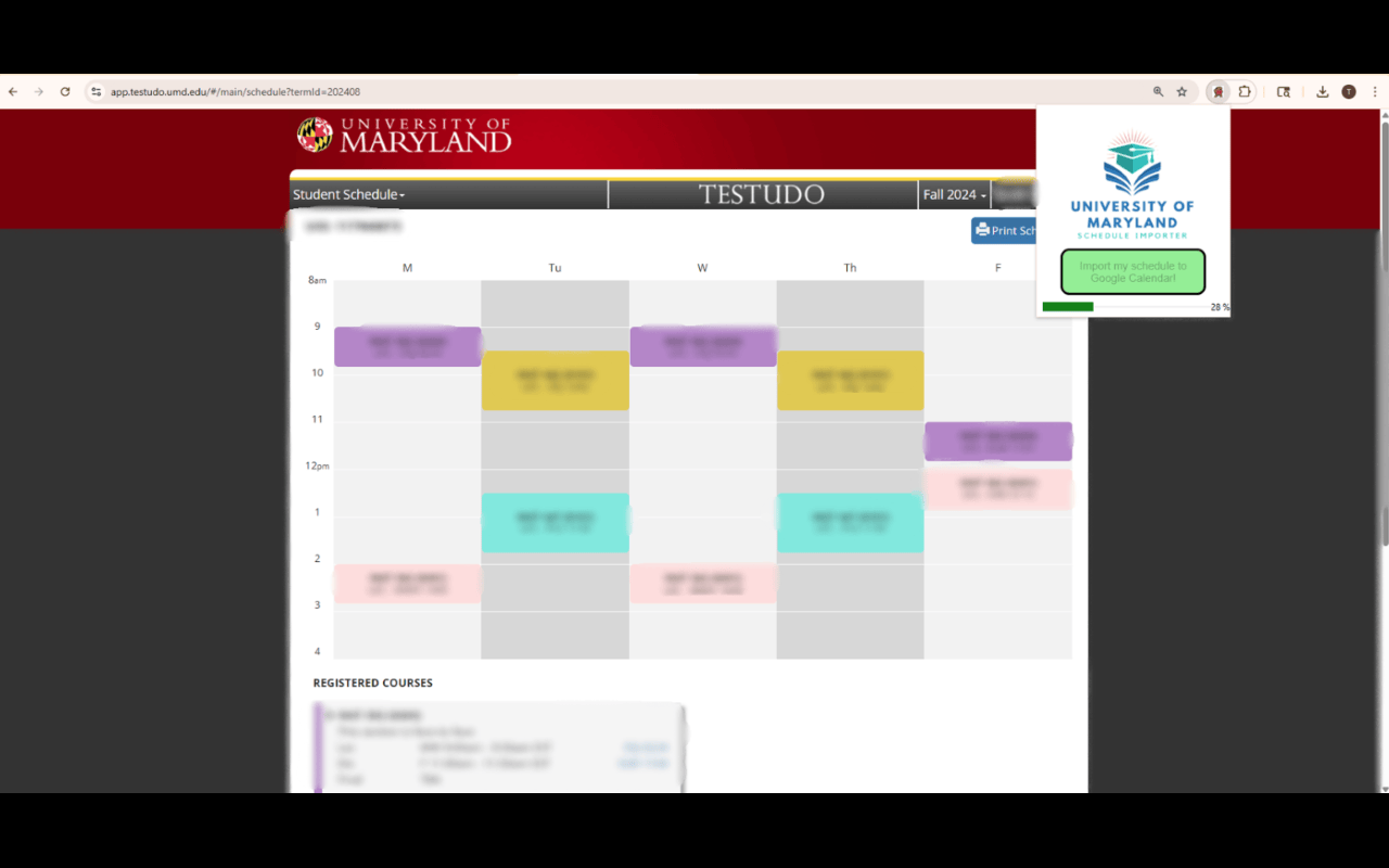 TerpScheduleSync - 截图 3
