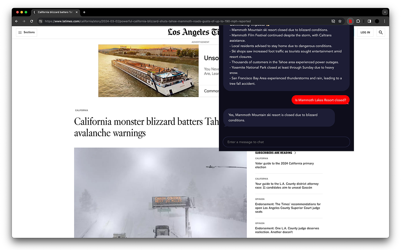 Website Summarizer - 截图 1