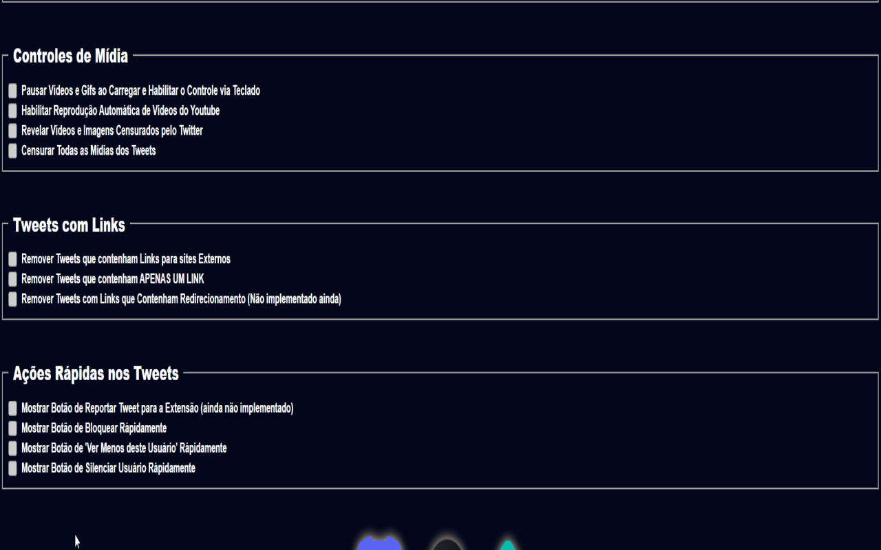 Controle de Feed - Twitter/X - 截图 3
