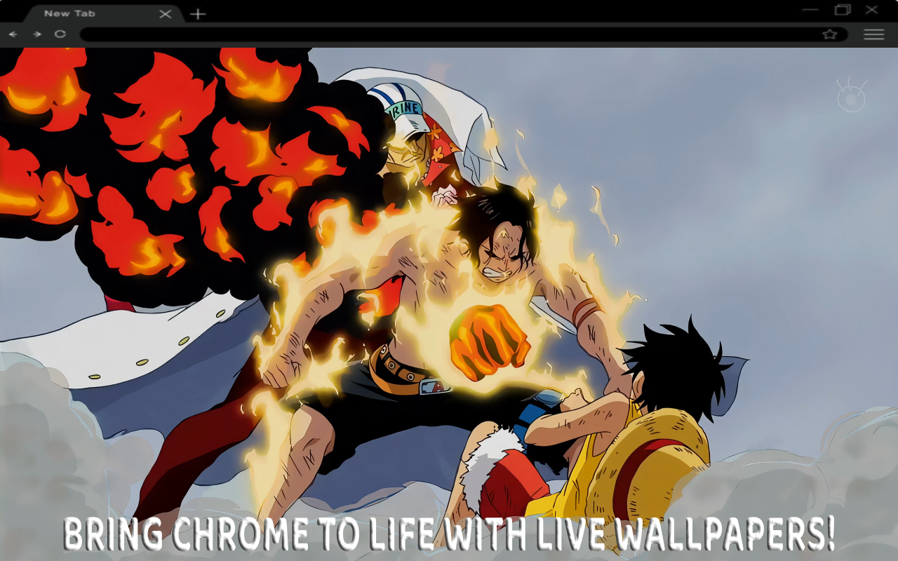 Fire Fist Ace One Piece Live Wallpaper - 截图 1