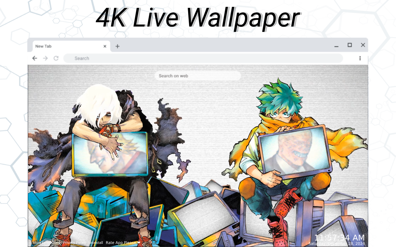 Deku And Shigaraki Wallpaper - 截图 1
