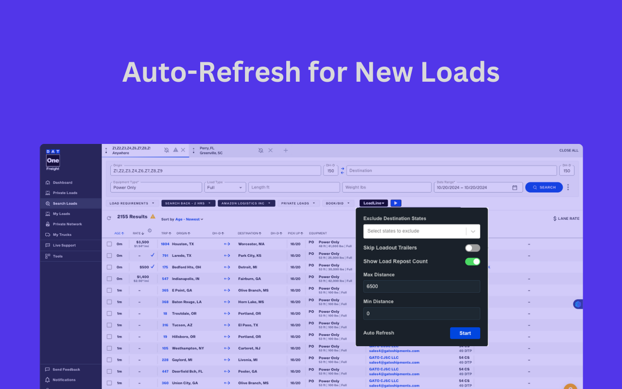 LoadLine - All-in-One Dispatch Tool - 截图 1