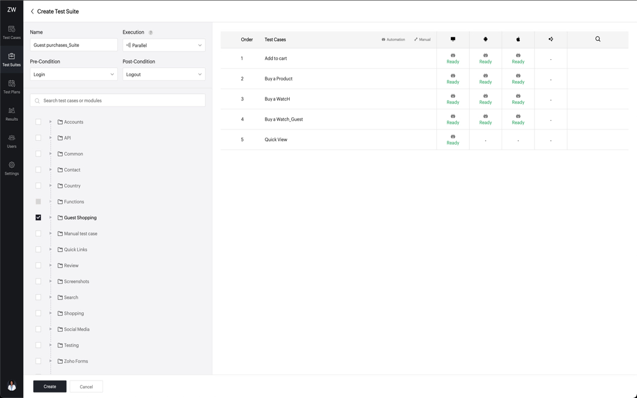 Zoho QEngine Recorder - 截图 3