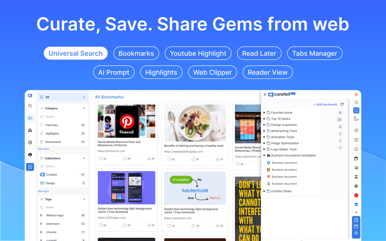 Curateit - 截图 2