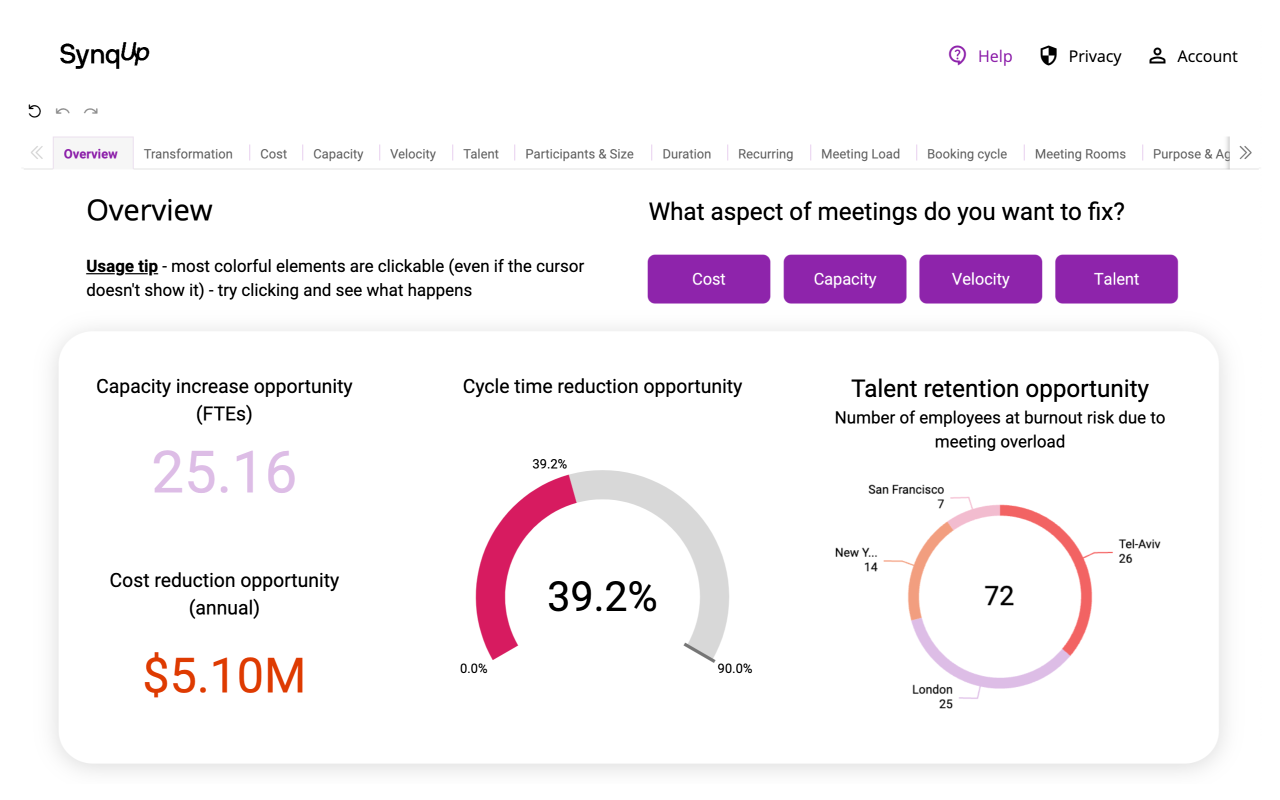 SynqUp - Create Better Meetings with AI - Calendar Addon - 截图 3