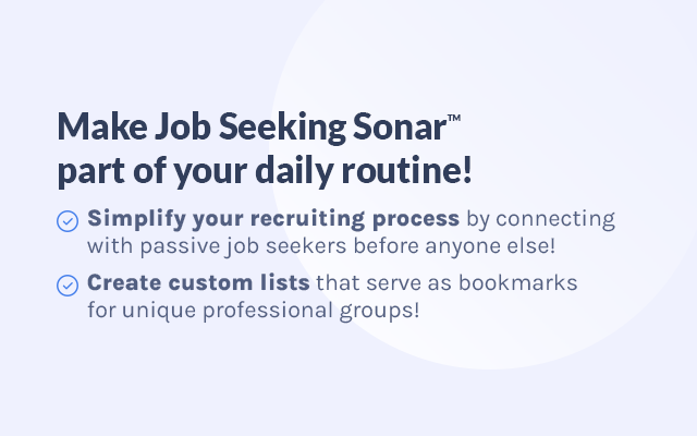 Claro Analytics Job Seeking Sonar™ - 截图 3