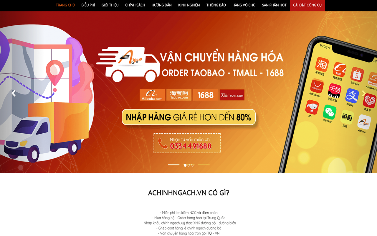 Công Cụ Đặt Hàng AchinhNgachVN 3 - 截图 1
