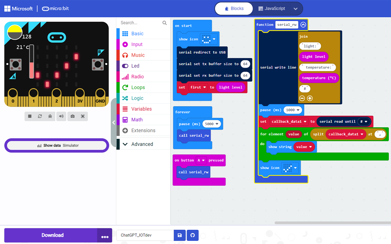 ChatGPT with Microbit - 截图 2