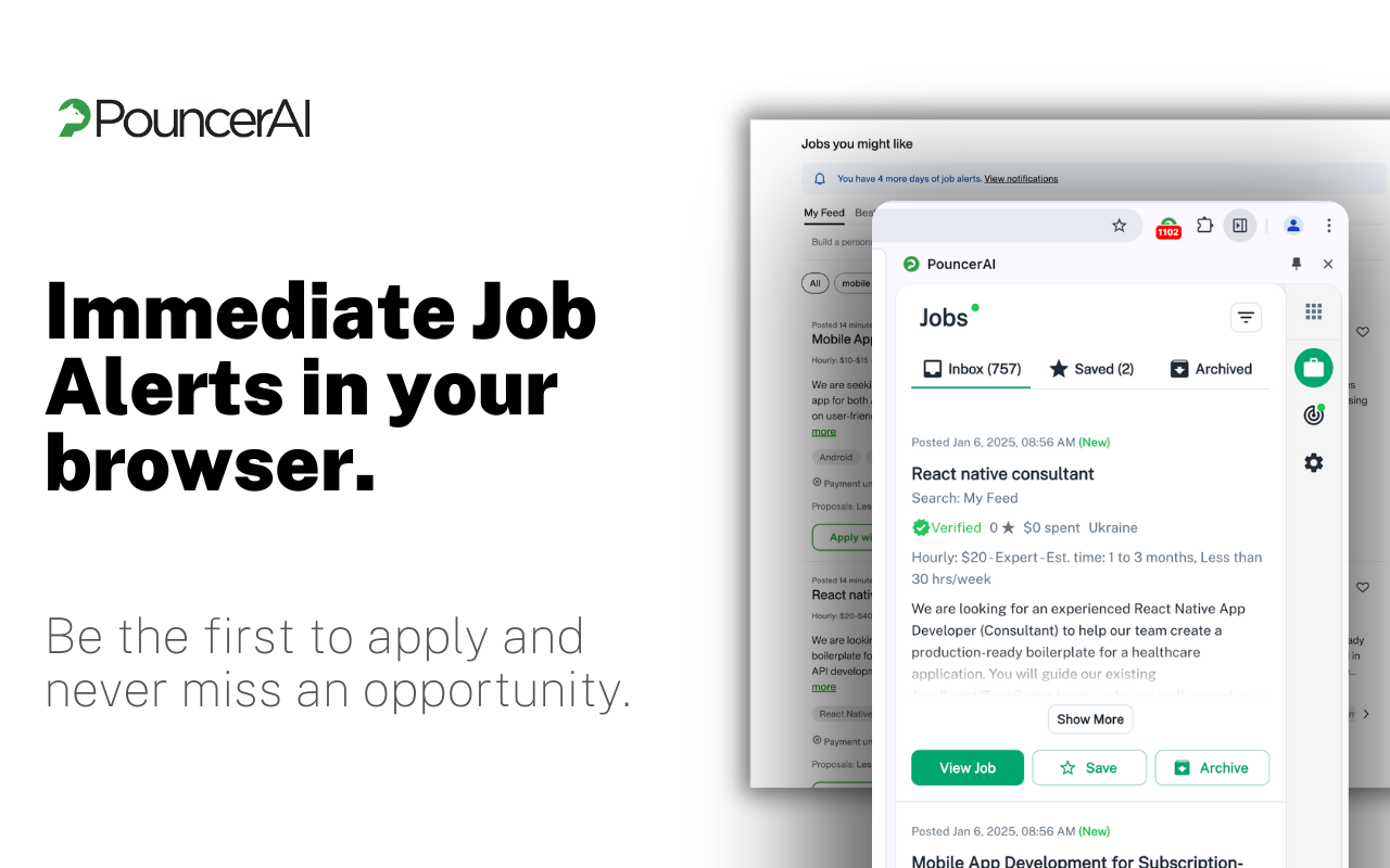 PouncerAI - AI Proposal Tool For Upwork - 截图 3