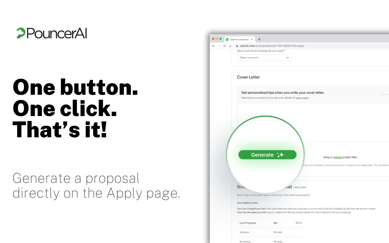 PouncerAI - AI Proposal Tool For Upwork - 截图 4