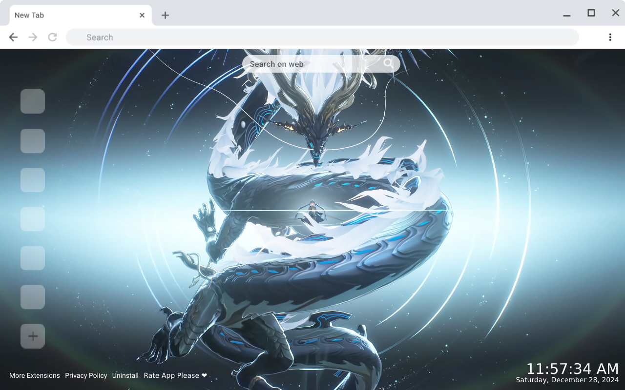 Jinhsi And Dragon Wuthering Waves Live Wallpaper - 截图 1