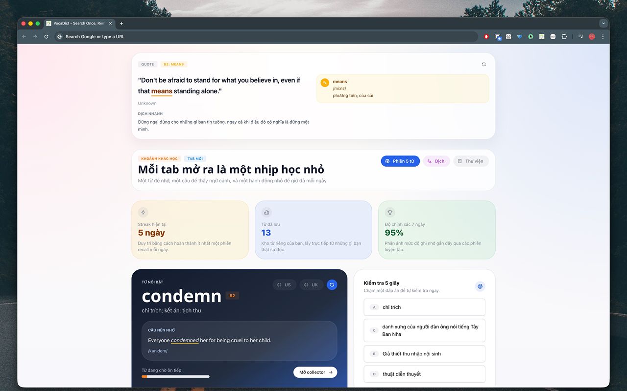 VocaDict - Search Once, Remember Forever - 截图 2
