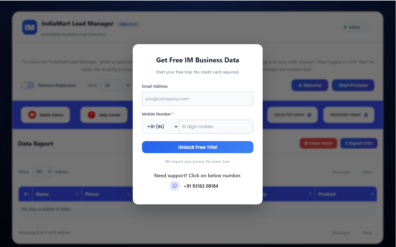 IndiaMART Lead Manager – Export Buyer & Inquiry Leads - 截图 1