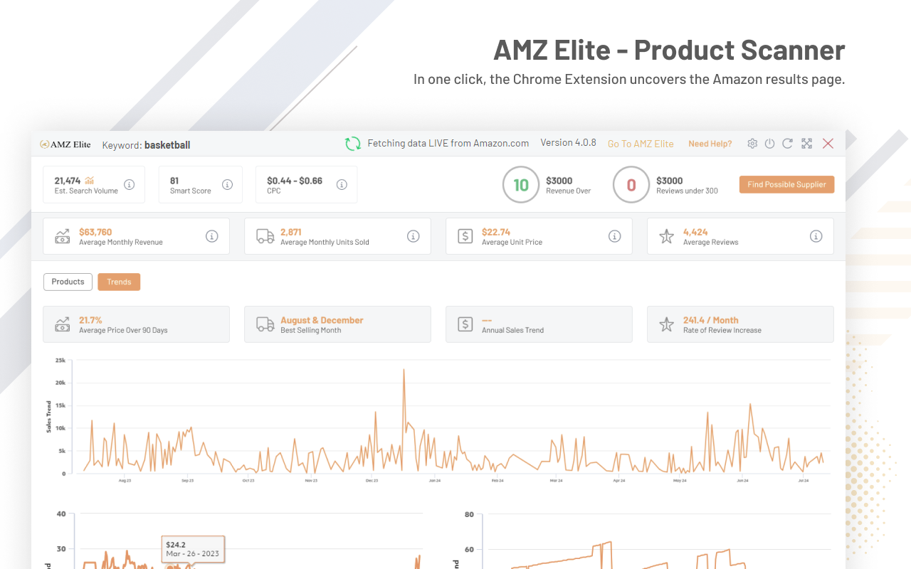 AMZ Elite - Product Scanner - 截图 2