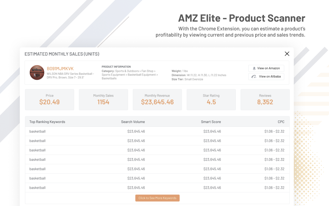 AMZ Elite - Product Scanner - 截图 3