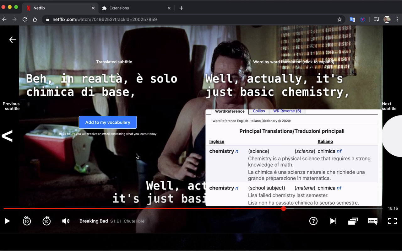 Masterlang - Learn new languages with movies - 截图 2