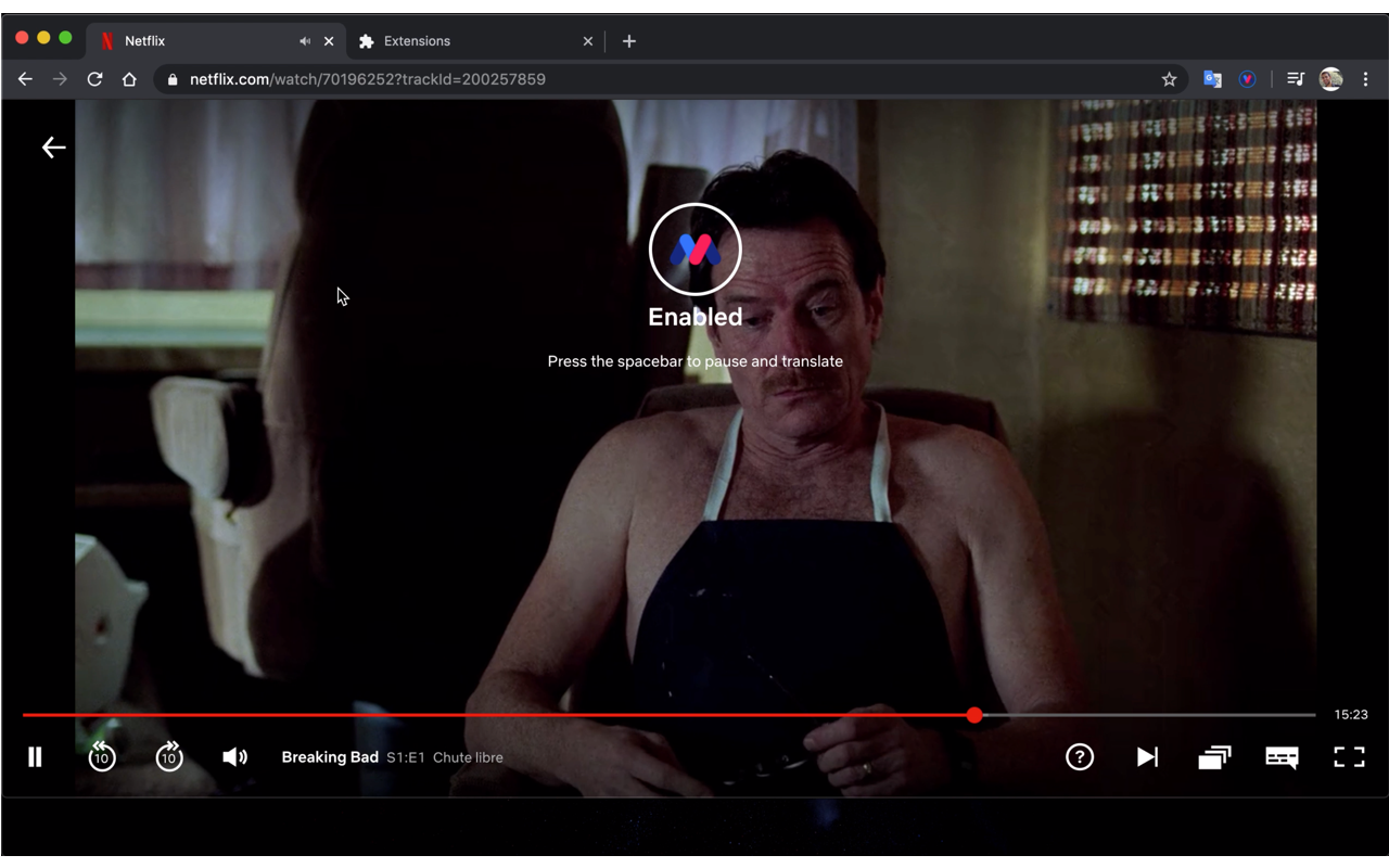 Masterlang - Learn new languages with movies - 截图 3