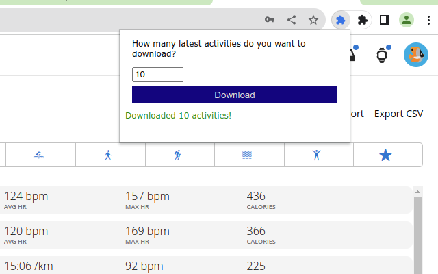 Garmin Workout Downloader - 截图 2