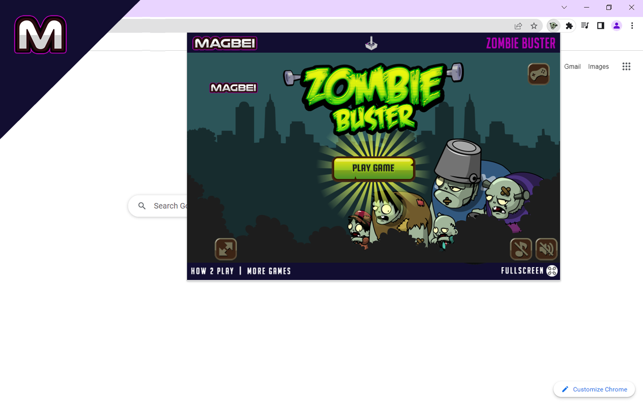 Zombie Buster 游戏 - 离线运行 - 截图 1
