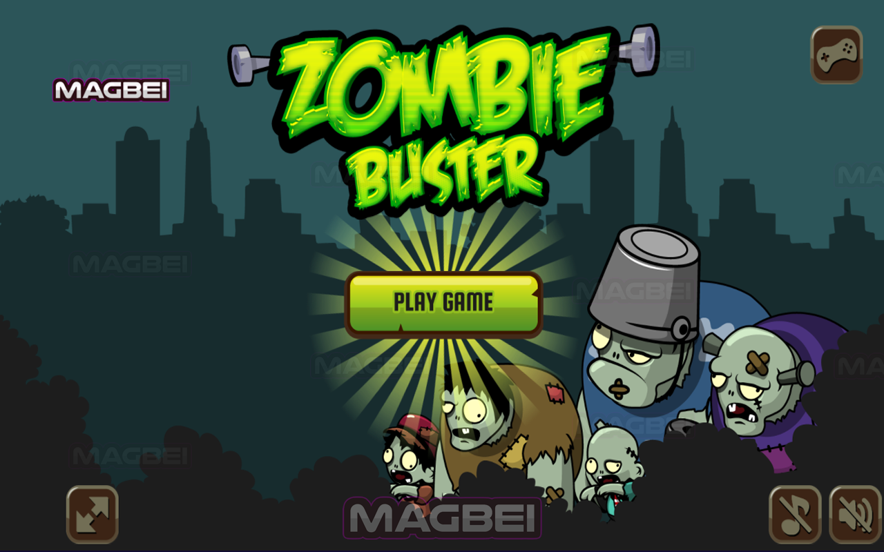 Zombie Buster 游戏 - 离线运行 - 截图 3