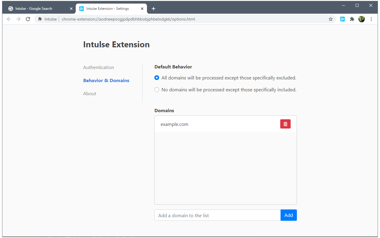 Intulse Companion App - 截图 1